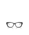 Prada Eyewear Rectangle Frame Glasses In Black