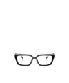 Prada Eyewear Rectangle Frame Glasses In Black