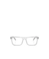 Prada Eyewear Rectangle Frame Glasses In White