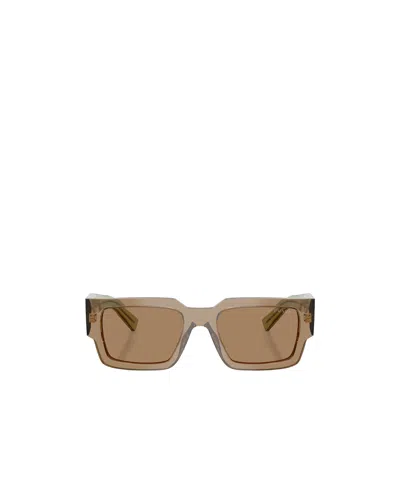 PRADA PRADA EYEWEAR RECTANGLE FRAME SUNGLASSES