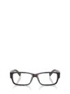 Prada Eyewear Rectangular Frame Glasses In Black