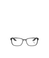 Prada Eyewear Rectangular Frame Glasses In Black