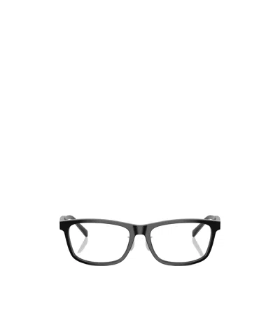Prada Eyewear Rectangular Frame Glasses In Black