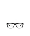 Prada Eyewear Rectangular Frame Glasses In Black