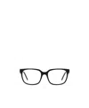 Prada Eyewear Rectangular Frame Glasses In Black