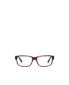 Prada Eyewear Rectangular Frame Glasses In Multicolor