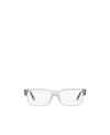Prada 56mm Rectangular Optical Glasses In White