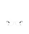 Prada Eyewear Rectangular Frame Glasses In White