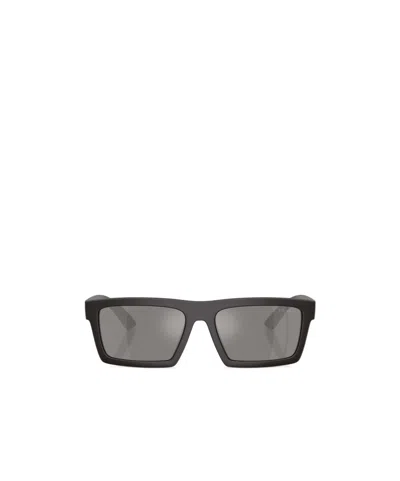 Prada Eyewear Rectangular Frame Sunglasses In Brown