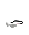 Prada Eyewear Rectangular Frame Sunglasses In White