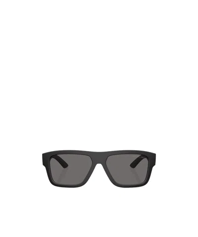Prada Eyewear Rectangular Frame Sunglasses In Gray