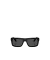 Prada Eyewear Rectangular Frame Sunglasses In Black