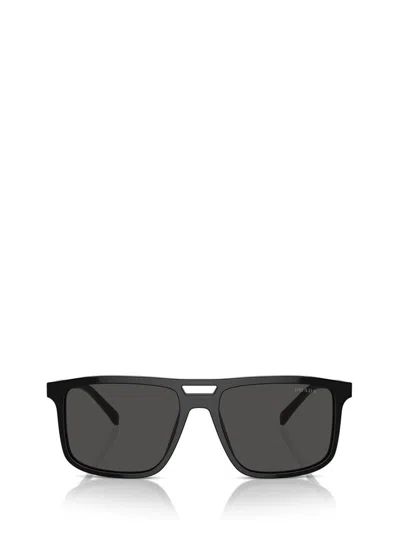 Prada Eyewear Rectangular Frame Sunglasses In Black