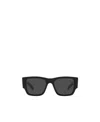 Prada Eyewear Rectangular Frame Sunglasses In Black