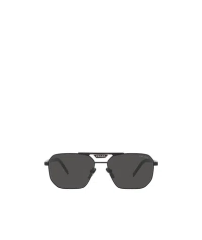 PRADA PRADA EYEWEAR RECTANGULAR FRAME SUNGLASSES
