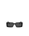 Prada Eyewear Rectangular Frame Sunglasses In Black