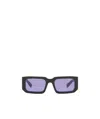 Prada Eyewear Rectangular Frame Sunglasses In Blue