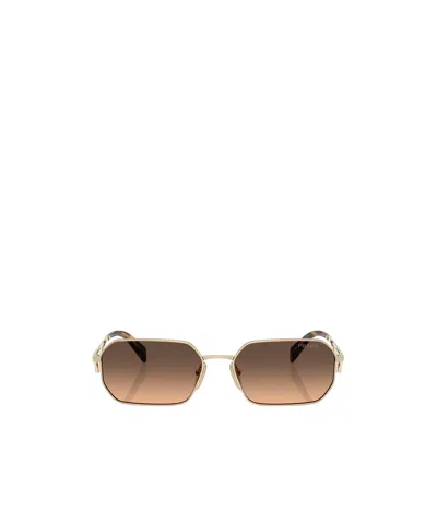 PRADA PRADA EYEWEAR RECTANGULAR FRAME SUNGLASSES