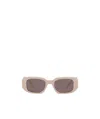 Prada Eyewear Rectangular Frame Sunglasses In Gray