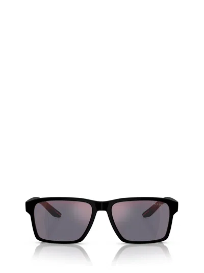 Prada Eyewear Rectangular Frame Sunglasses In Gray