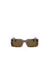 Prada Rectangular-frame Sunglasses Sunglasses In Green