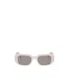 Prada Eyewear Rectangular Frame Sunglasses In Neutral