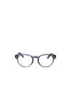 Prada Eyewear Round Frame Glasses In Gray