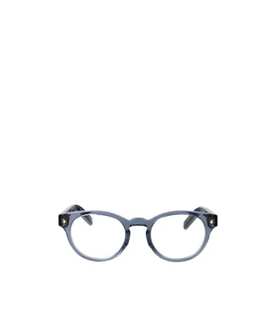 Prada Eyewear Round Frame Glasses In Gray