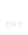Prada Eyewear Round Frame Glasses In White