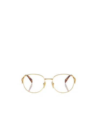 PRADA PRADA EYEWEAR ROUND FRAME GLASSES