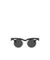 Prada Eyewear Round Frame Sunglasses In Black