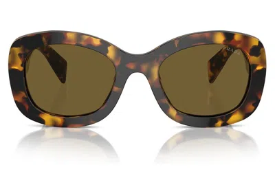 Prada Eyewear Round Frame Sunglasses In Multi