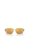 Prada Runway Sunglasses In Satin Yellow Gold