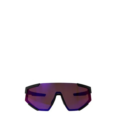 Prada Eyewear Shield Frame Sunglasses In Multicolor