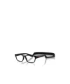 Prada Eyewear Square Frame Glasses In Black