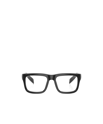 Prada Full Frame Plain Mirror In Black