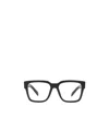 Prada Eyewear Square Frame Glasses In Black