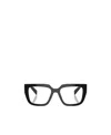 Prada Eyewear Square Frame Glasses In Black
