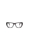 Prada Eyewear Square Frame Glasses In Black
