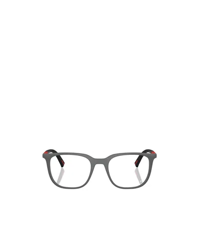 Prada Eyewear Square Frame Glasses In Gray