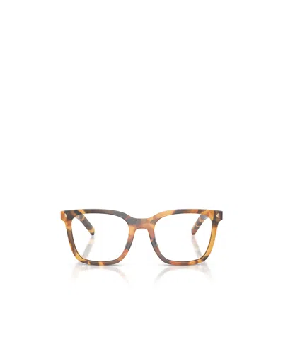 Prada Eyewear Square Frame Glasses In Brown