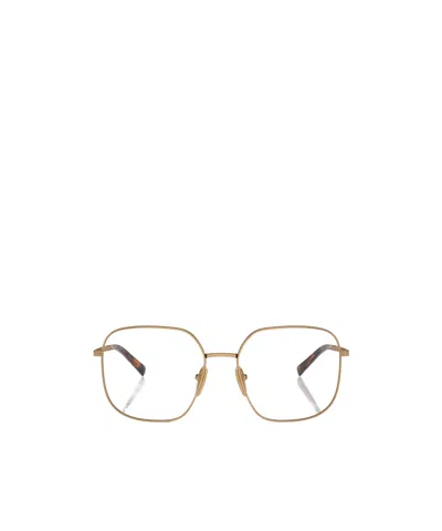 Prada Eyewear Square Frame Glasses In Nude
