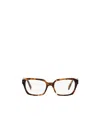 Prada Eyewear Square Frame Glasses In White