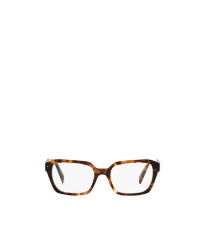 Prada Eyewear Square Frame Glasses In White