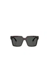Prada Eyewear Square Frame Sunglasses In Black