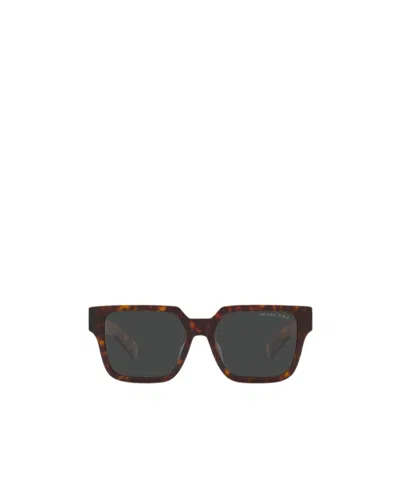 Prada Eyewear Square Frame Sunglasses In Black