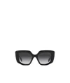 Prada Eyewear Square Frame Sunglasses In Black