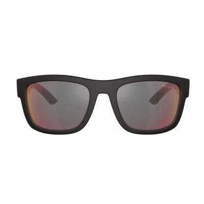 Prada Womens Black Ps 01zs Pillow-frame Nylon Sunglasses