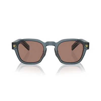 Prada Eyewear Square Frame Sunglasses In Blue