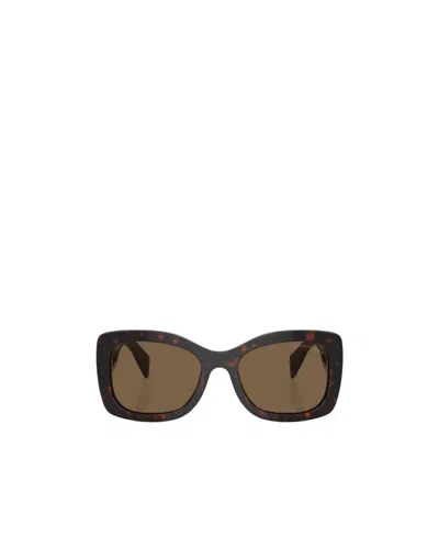 Prada Eyewear Square Frame Sunglasses In Brown